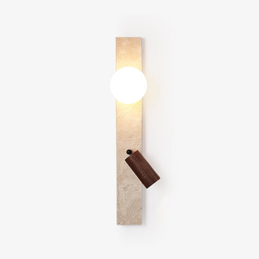 Terra Linear Travertine Wall Light - Tianguang Alabaster Lighting
