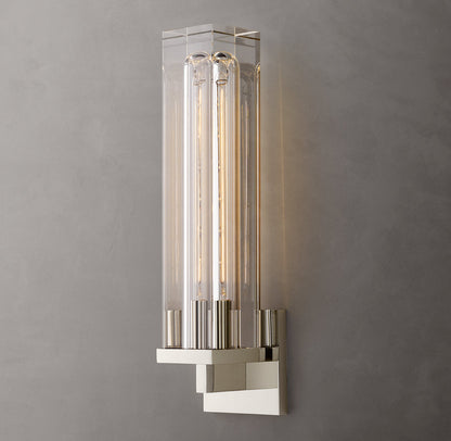 Savile Box Sconce, Bathroom Wall Sconce, detail 2