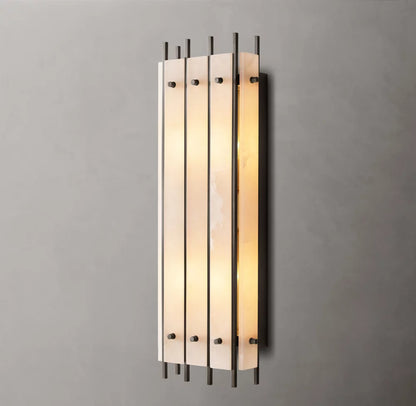 San Marco Alabaster Grand Box Sconce, Bedroom Wall Sconce, detail 9
