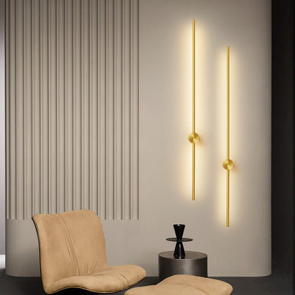 Luma Rod Portable Rechargeable Wall Light - Dia 10cm x L 60cm Metal, Bathroom Wall Sconce, detail 9