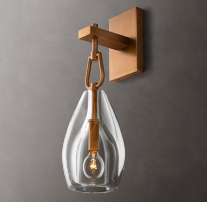 Botanist Flute Wall Light, Bedroom Wall Sconce, detail 17