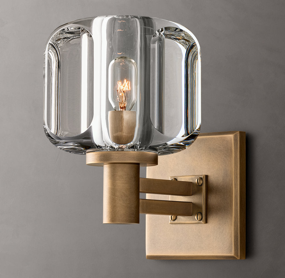 Demaret Wall Light, Bathroom Wall Sconce, Dimensions Overall: 4"