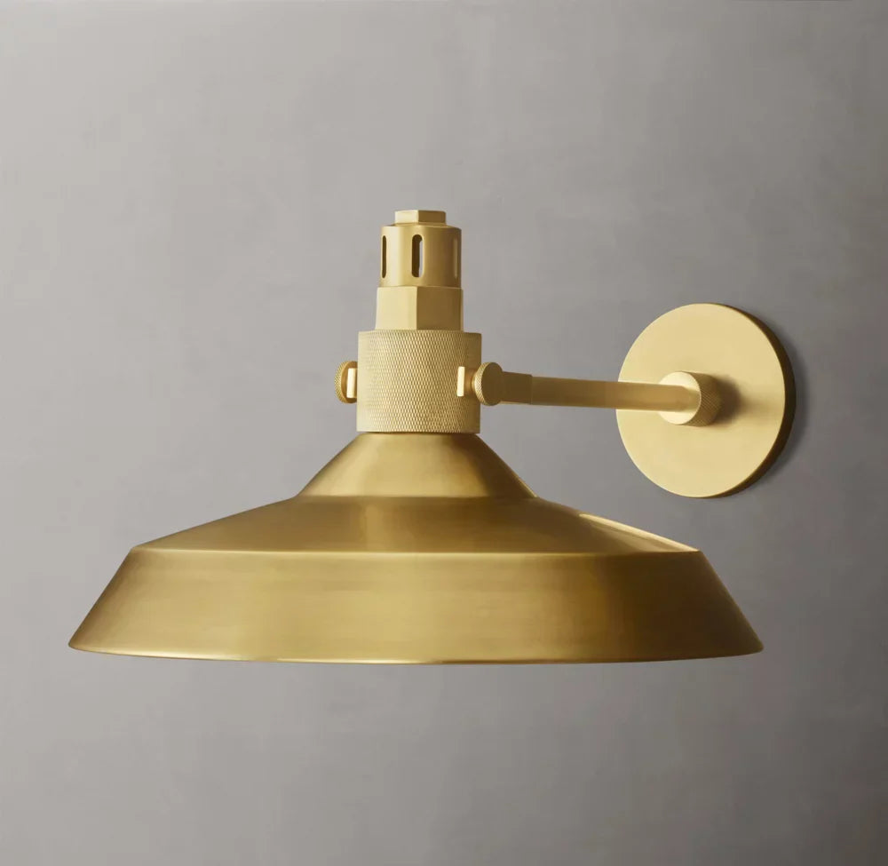 Condorcet Metal Shade Wall Light, Wall Sconce, detail 3