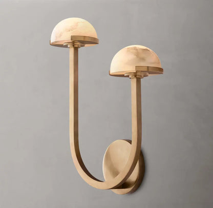 Pedra Double Wall Light - Right, Bedroom Wall Sconce, detail 4