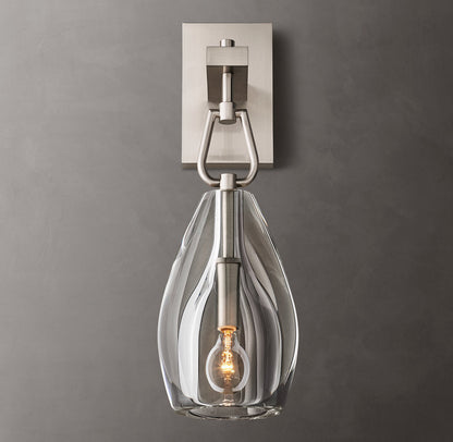 Botanist Flute Wall Light, Bedroom Wall Sconce, detail 15