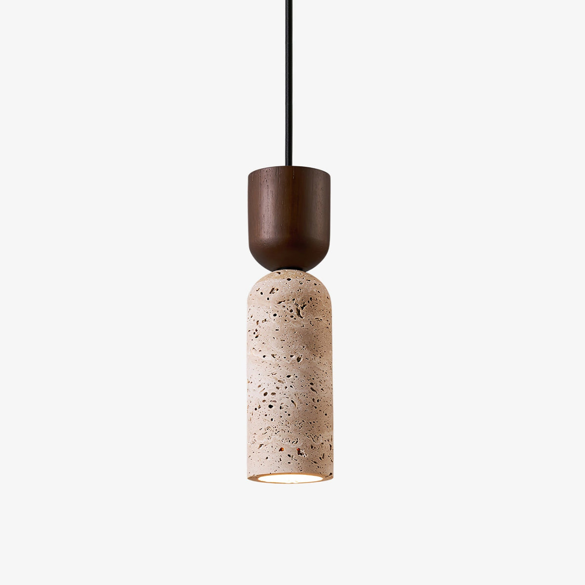 Velora Column Travertine Pendant Lamp - Tianguang Alabaster Lighting