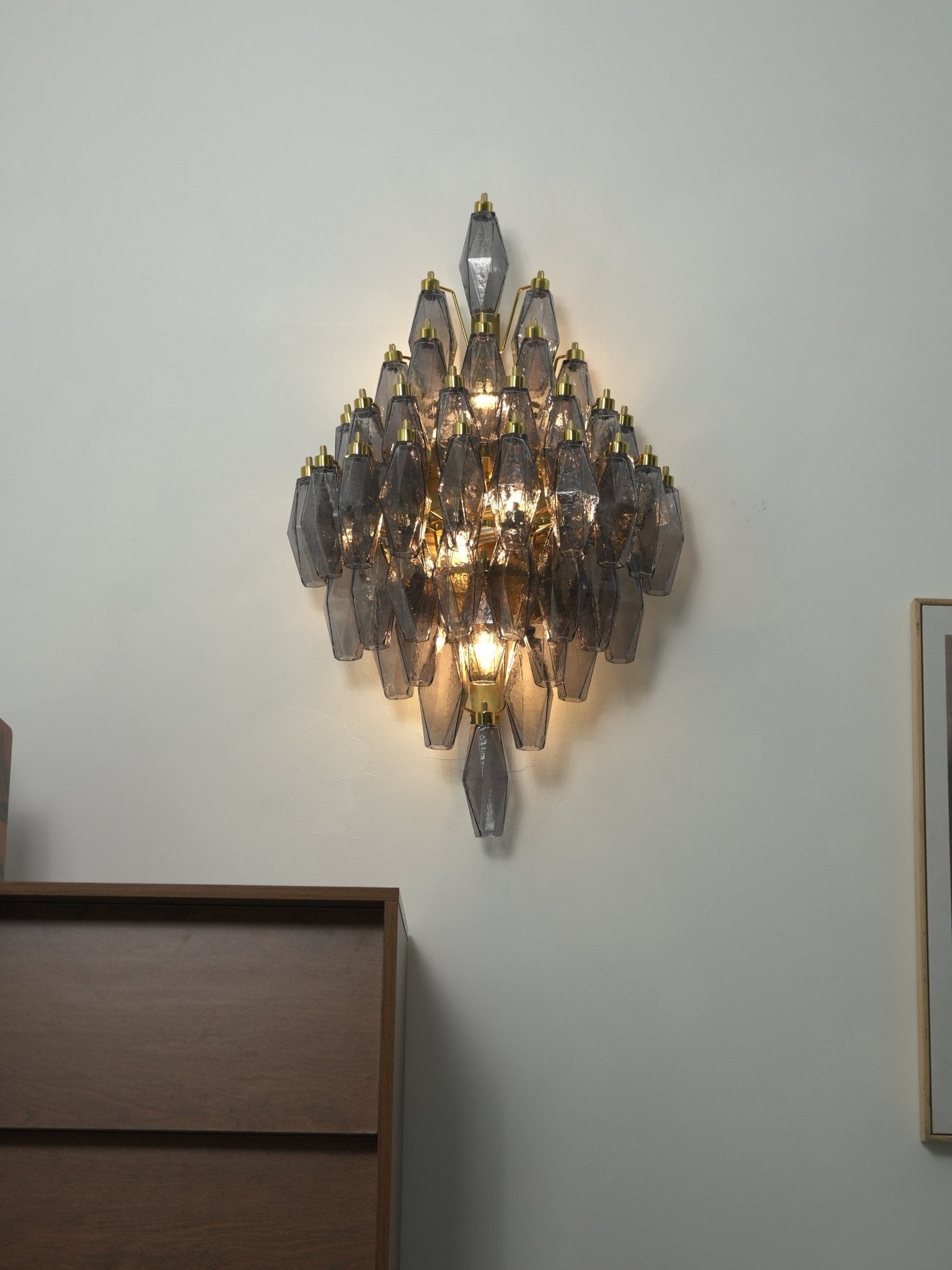 Sorrento Wall Light, Hardwired Wall Sconce, detail 9