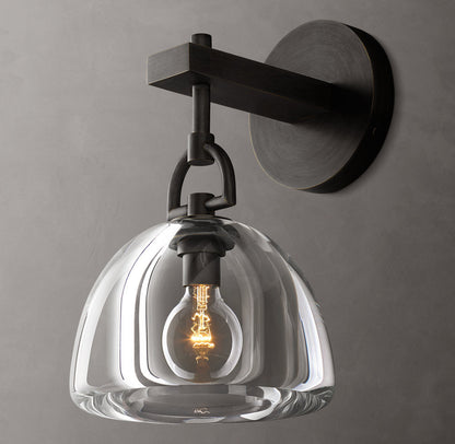 Botanist Dome Wall Light, Bedroom Wall Sconce, detail 3