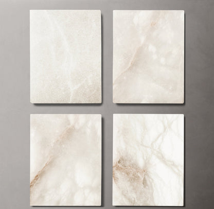 Audubon Alabaster Double Wall Light, Hardwired Wall Sconce, detail 8