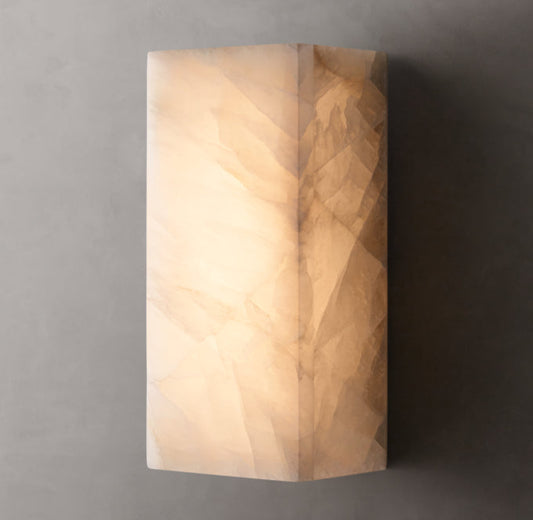 Rivage Lueur Calcite Sconce - Tianguang Alabaster Lighting