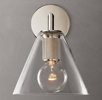 Utilitaire Funnel Shade Wall Light, Bathroom Wall Sconce, detail 16