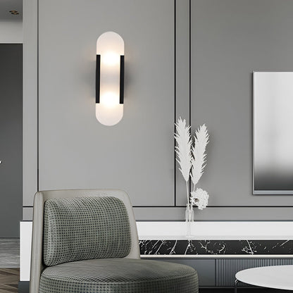 Electroplated Metal G4 LED Up and Down Lights Contemporary Wall Fixtures Lighting, Bedroom Wall Sconce, detail 3