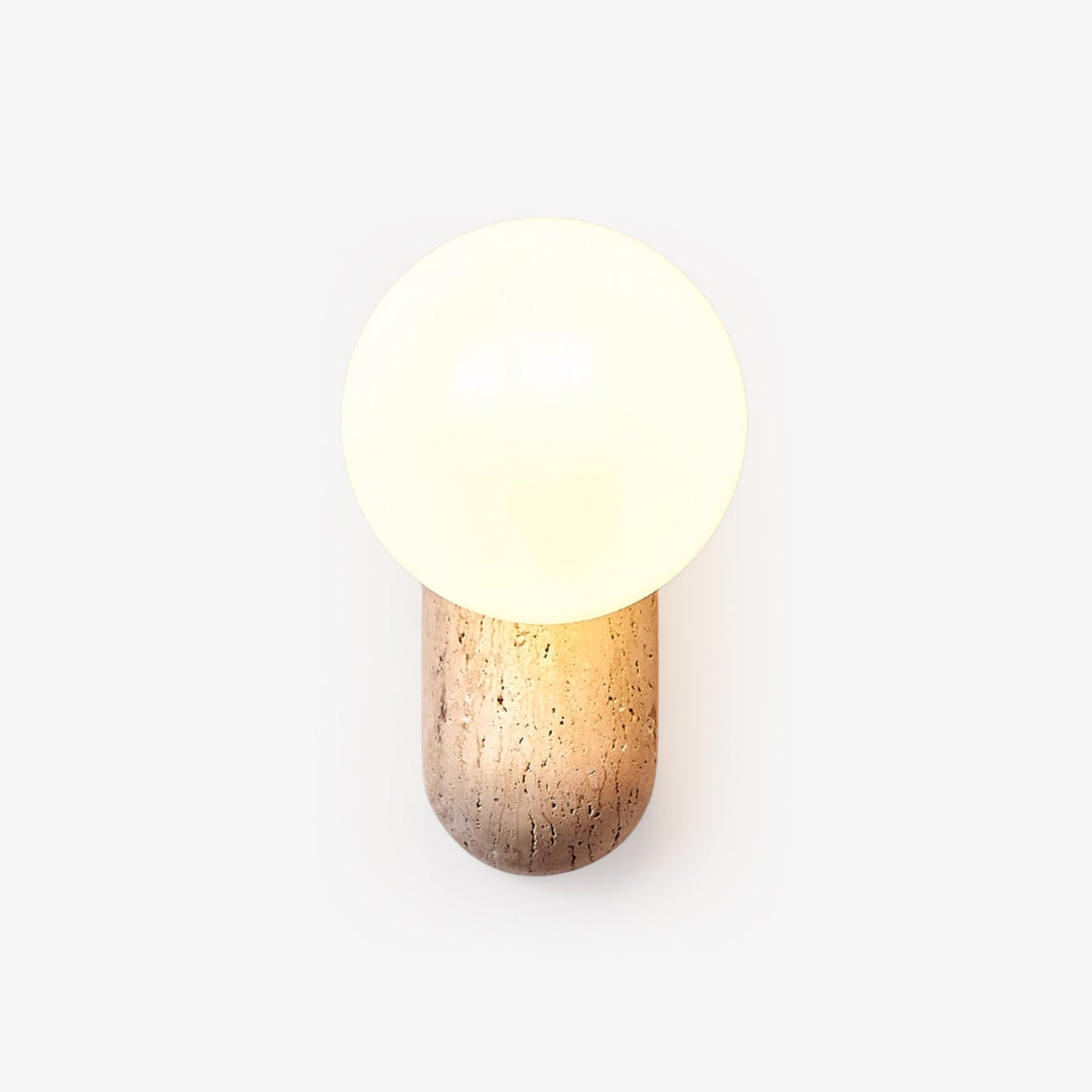 Travertine Pebble Wall Light - Tianguang Alabaster Lighting