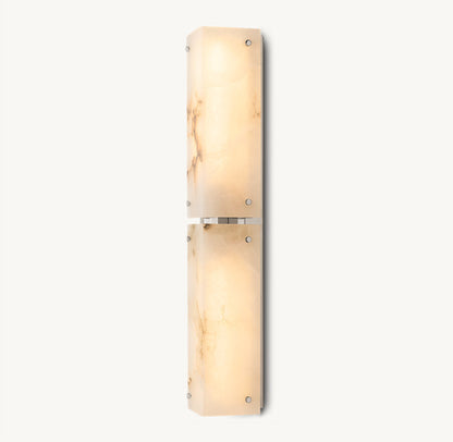 Reynard Alabaster Grand Wall Light, Bathroom Wall Sconce, detail 13