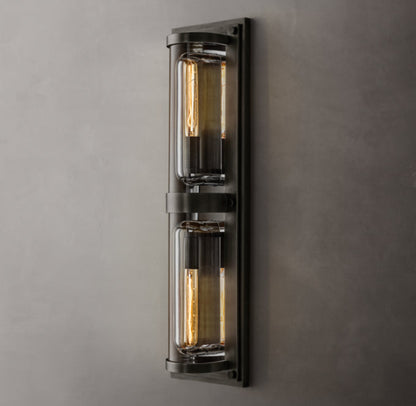 Savile Circular Linear Sconce, Bathroom Wall Sconce, detail 25
