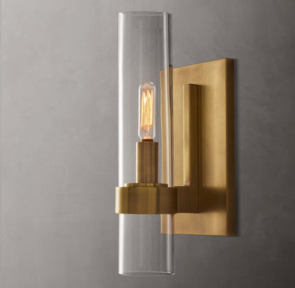 Ravelle Wall Light, Bathroom Wall Sconce, 5"D x 12"H