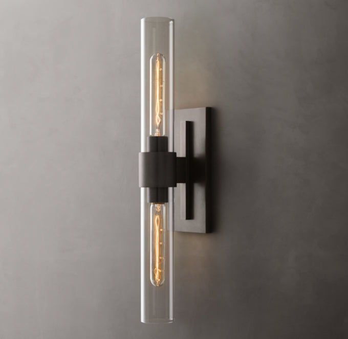 Ravelle Linear Wall Light, Bathroom Wall Sconce, detail 25