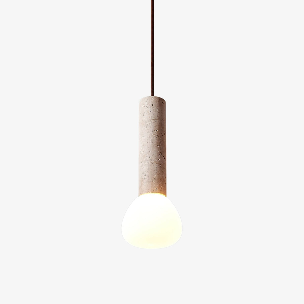 Matchstick Travertine Pendant Lamp - Tianguang Alabaster Lighting
