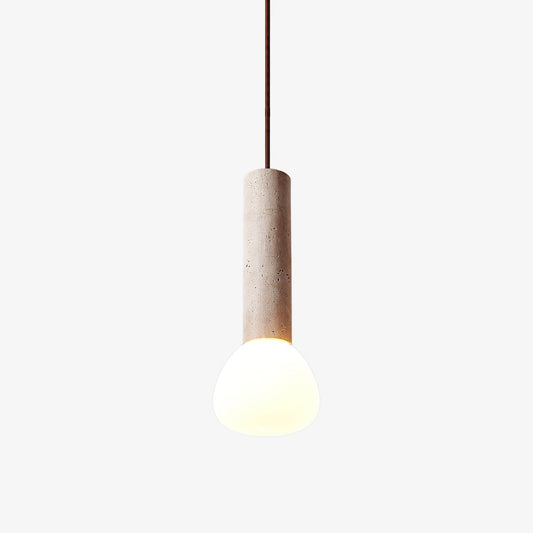 Matchstick Travertine Pendant Lamp - Tianguang Alabaster Lighting