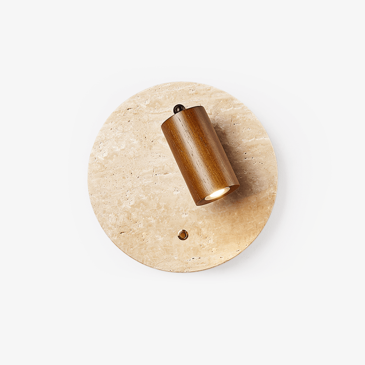 Travertine Spot Wall Sconce - Tianguang Alabaster Lighting