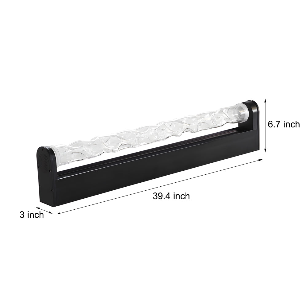 39.4-inch Dynamic 3D Ocean Wave Wall Light, Hardwired Wall Sconce, detail 7