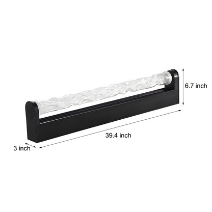 39.4-inch Dynamic 3D Ocean Wave Wall Light, Hardwired Wall Sconce, detail 7
