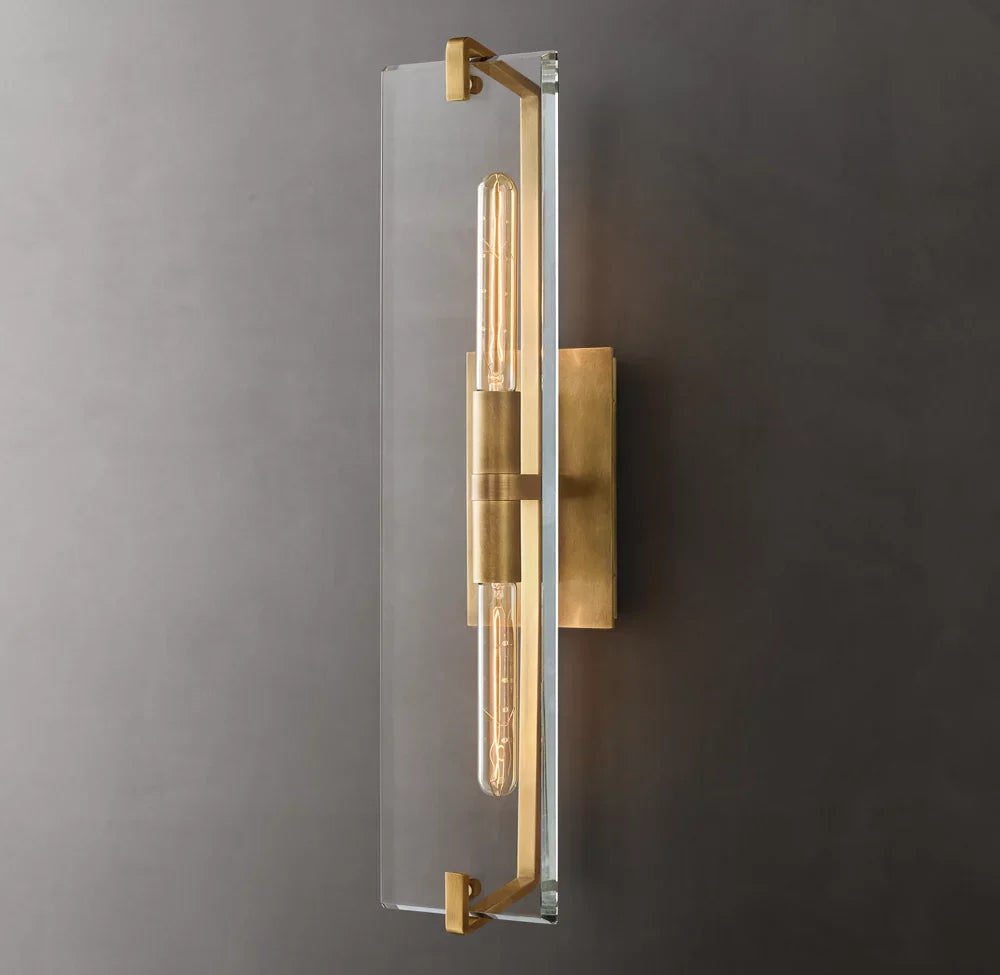 Marbuzet Linear Wall Light, Bathroom Wall Sconce, 5"W x 4"D