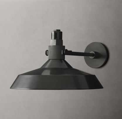 Condorcet Metal Shade Wall Light, Wall Sconce, detail 2
