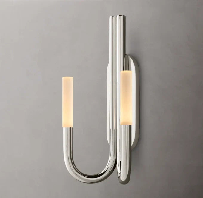 Rousseau Double Wall Light, Bathroom Wall Sconce, detail 16