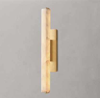 Audubon Alabaster Single Wall Light, Hardwired Wall Sconce, detail 11