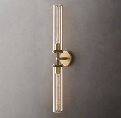 Lambeth Knurled Grand Linear Wall Light, Bathroom Wall Sconce, detail 4