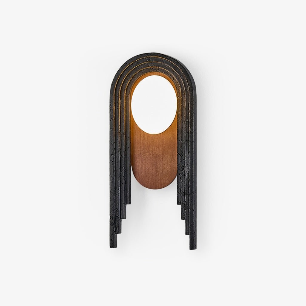Zenith Art Deco Travertine Sconce - Tianguang Alabaster Lighting