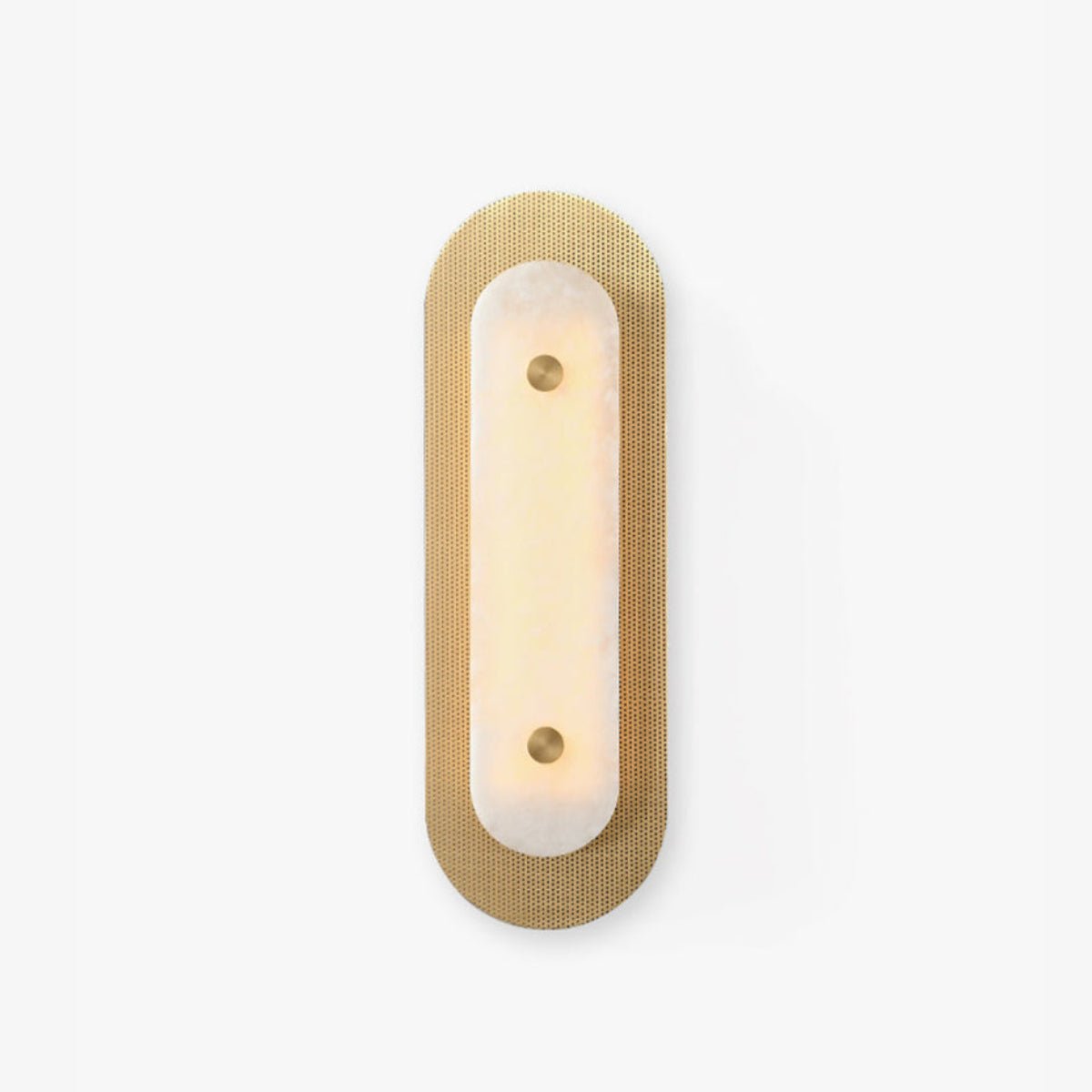 Aurelia Perforated Alabaster Wall Sconce - Tianguang Alabaster Lighting