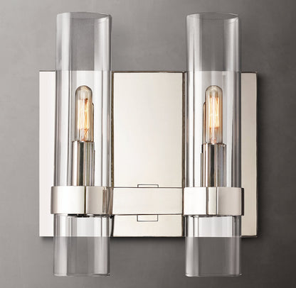 Ravelle Double Wall Light, Bathroom Wall Sconce, detail 11