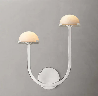 Pedra Double Wall Light - Left, Bedroom Wall Sconce, detail 12