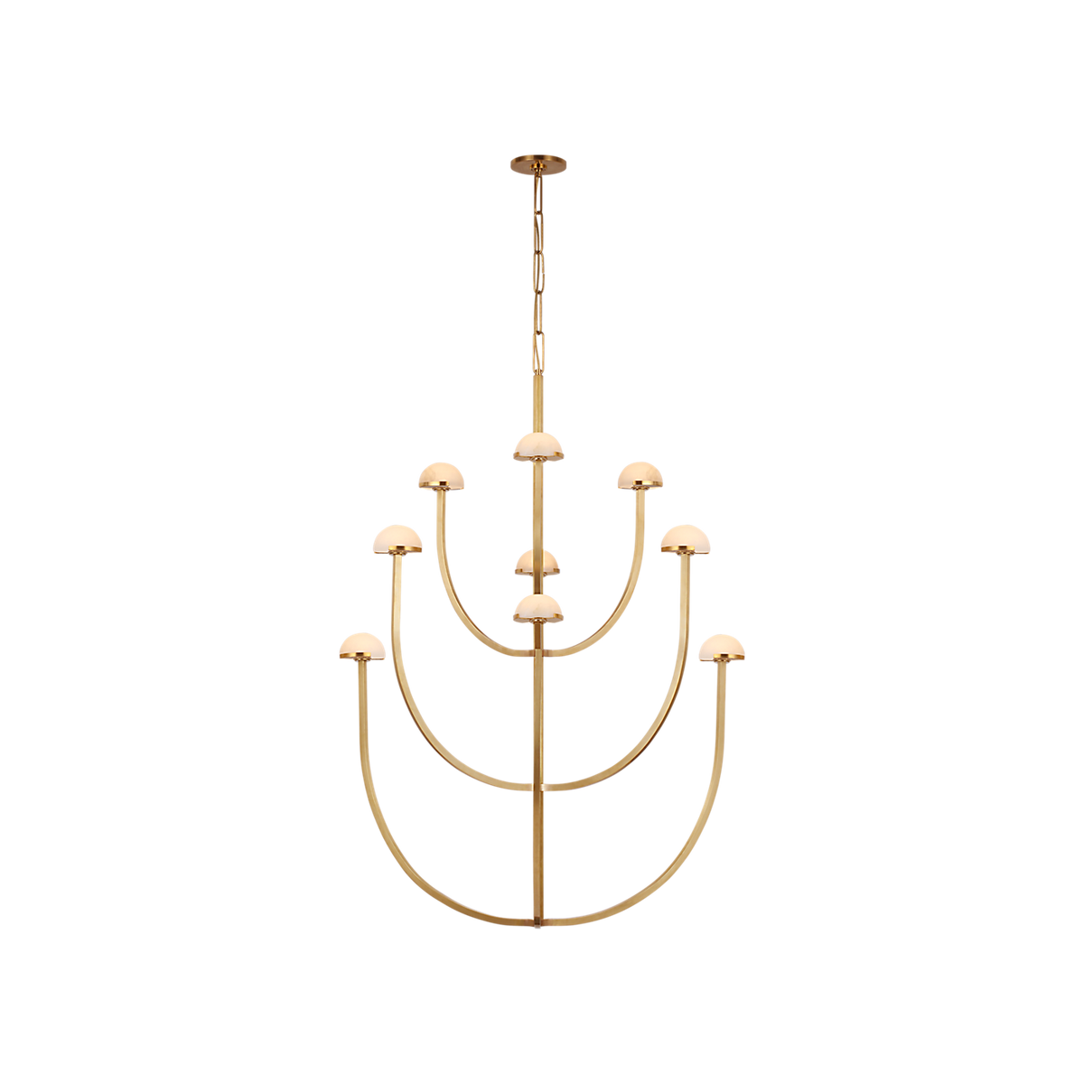 Pedra X-Large Three-Tier Alabaster Chandelier - Tianguang Alabaster Lighting