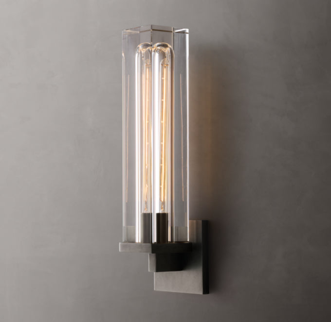 Savile Box Sconce, Bathroom Wall Sconce, detail 16