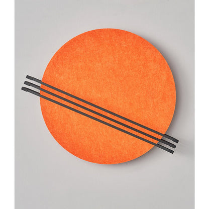 Abstract Sunrise Felt Wall Light, Plug-In Wall Sconce, detail 15