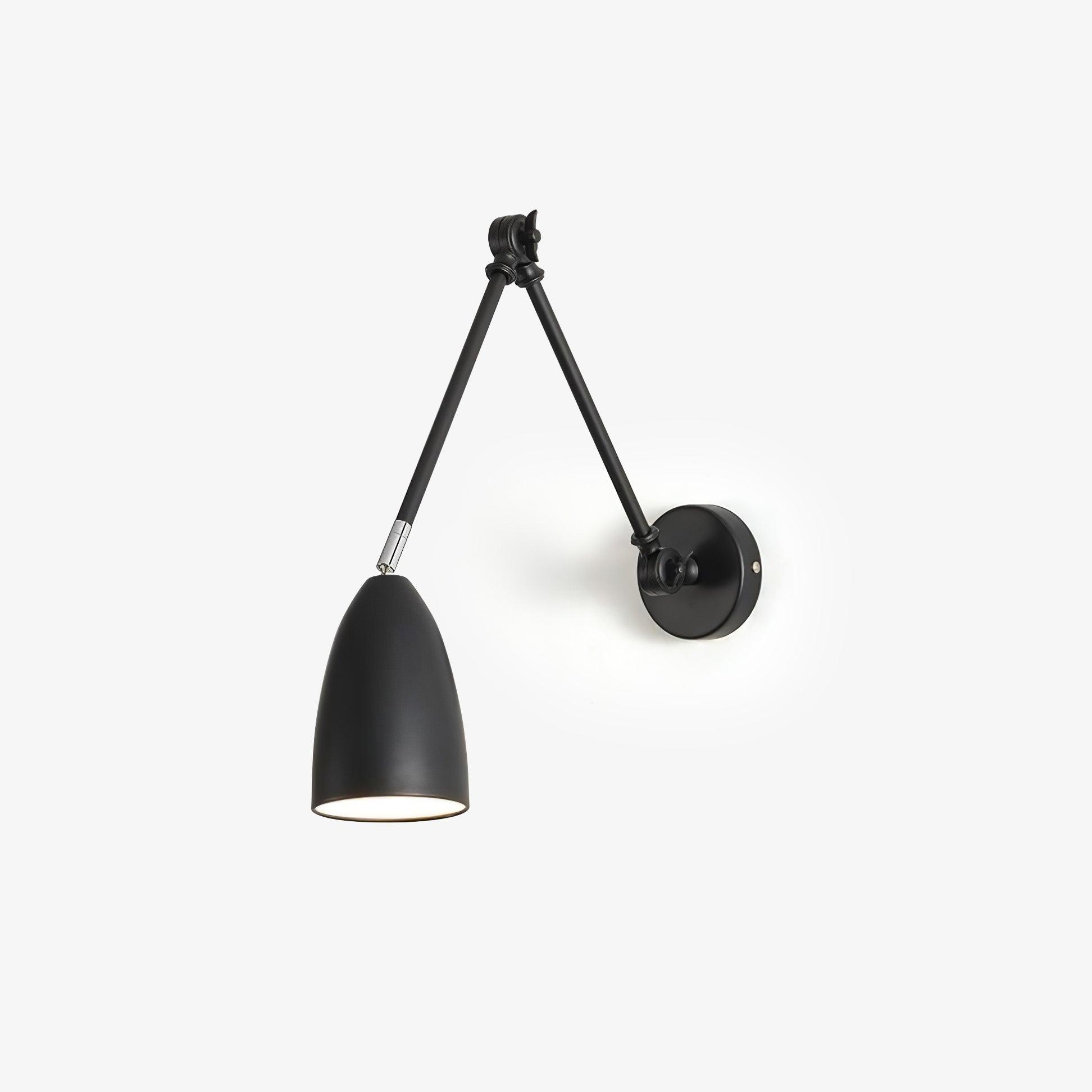 Adjustable Pivot Arm Wall Light, Hardwired Wall Sconce, detail 2