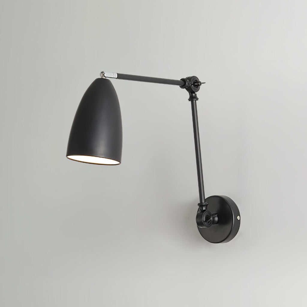 Adjustable Pivot Arm Wall Light, Hardwired Wall Sconce, detail 9