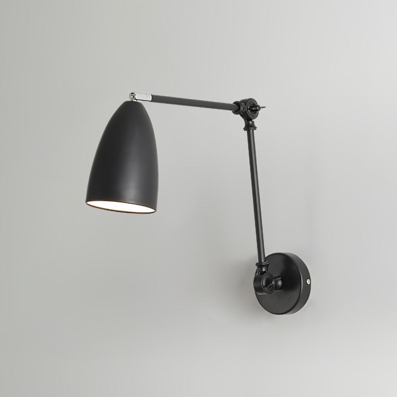 Adjustable Pivot Arm Wall Light, Hardwired Wall Sconce, detail 9