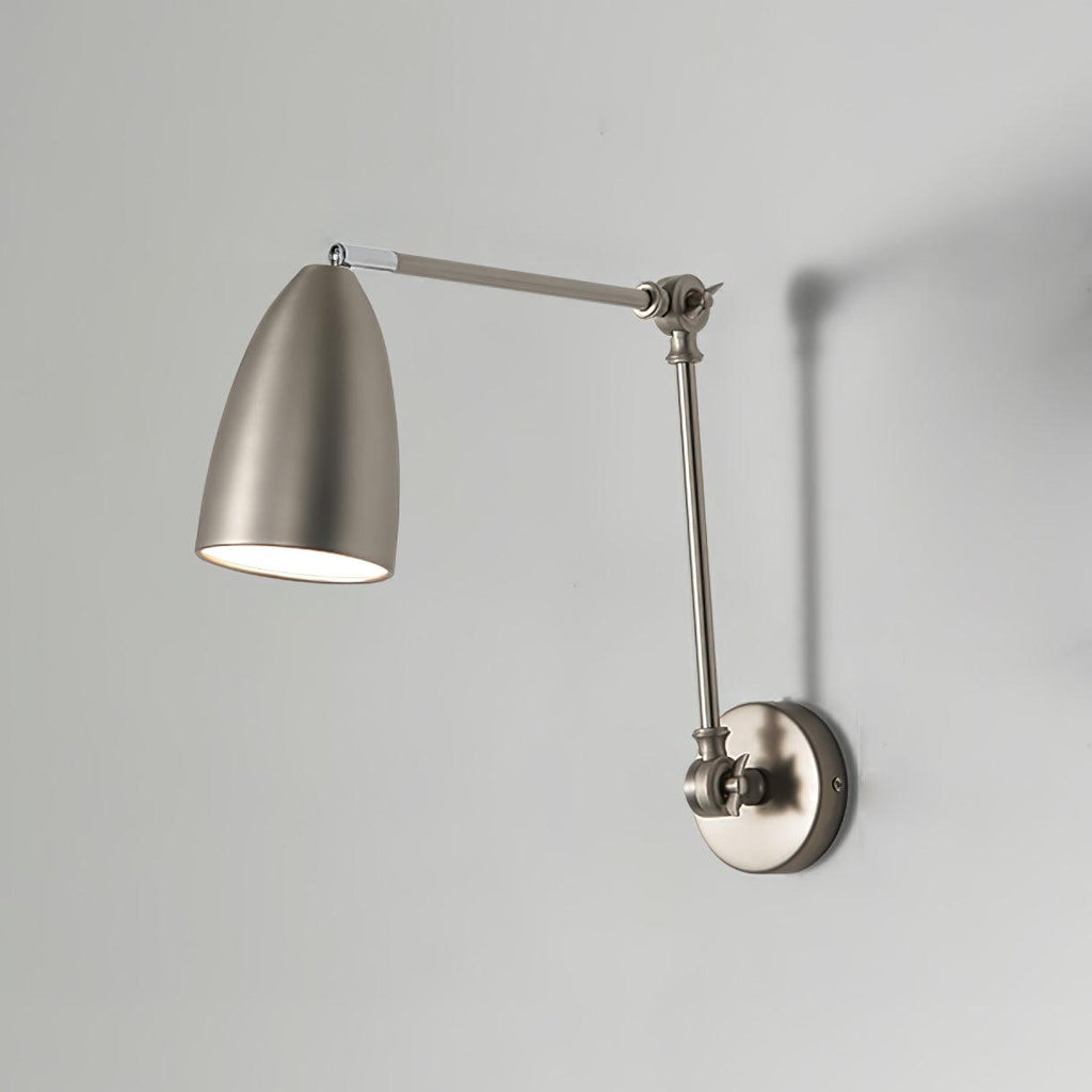 Adjustable Pivot Arm Wall Light, Hardwired Wall Sconce, detail 8