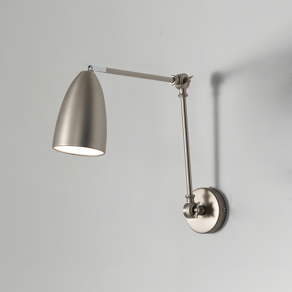 Adjustable Pivot Arm Wall Light, Hardwired Wall Sconce, detail 8