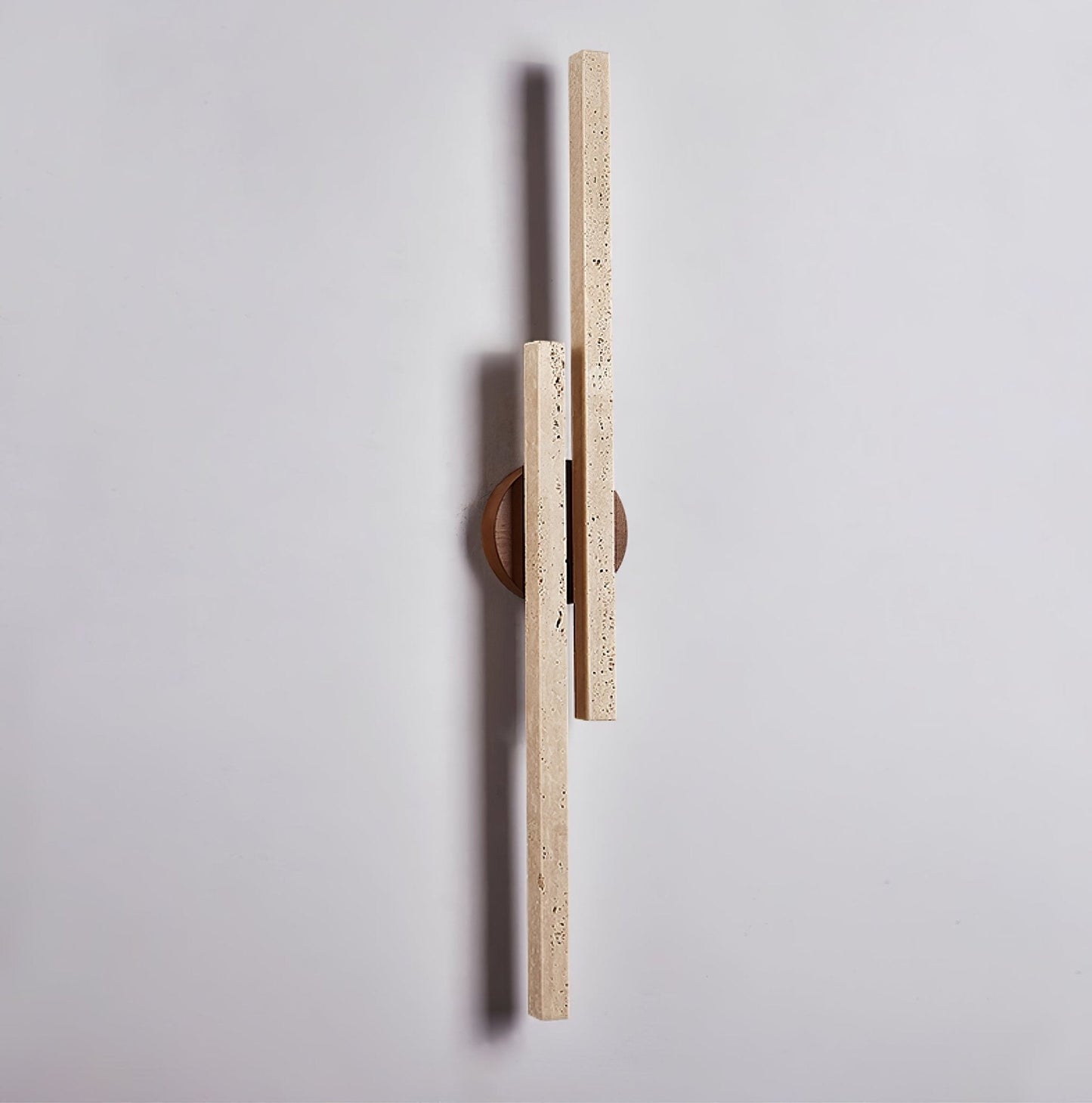 Aeris Travertine Wall Light, Hardwired Wall Sconce, detail 16