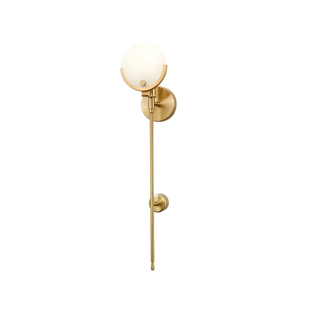 Alabaster Ava Brass Wall Lamp - Tianguang Alabaster Lighting