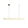 Alabaster Bamboo Linear Pendant Light - Tianguang Alabaster Lighting