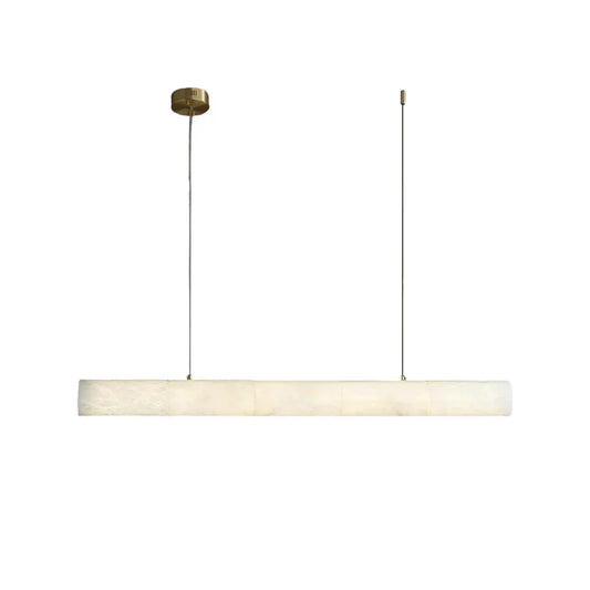 Alabaster Bamboo Linear Pendant Light - Tianguang Alabaster Lighting