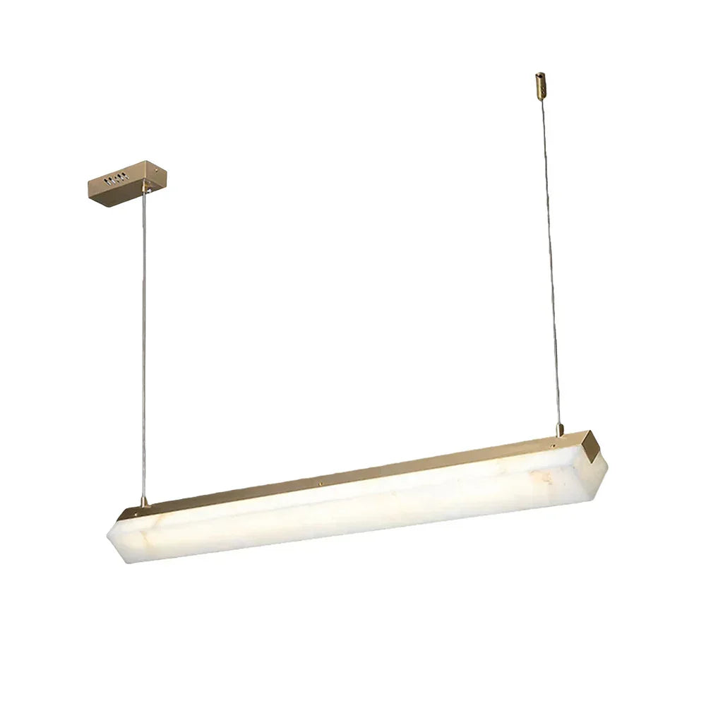 Alabaster Brick Linear Pendant Light - Tianguang Alabaster Lighting