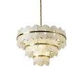 Alabaster Butterfly Round Chandelier - Tianguang Alabaster Lighting