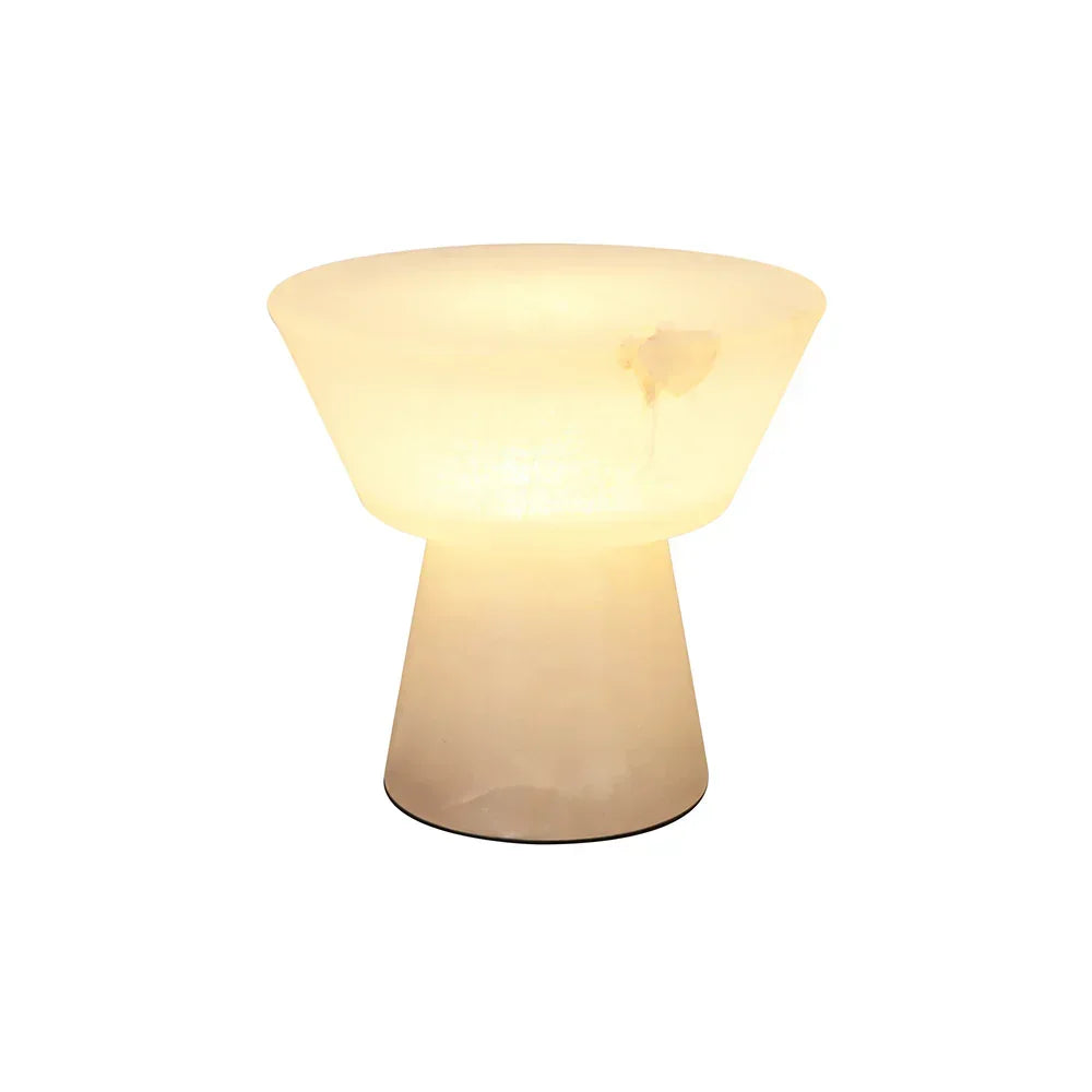 Alabaster Conical Table Lamp - Tianguang Alabaster Lighting